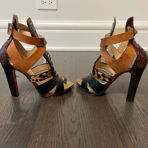 Christian Louboutin python sandals - Picture 3 of 6